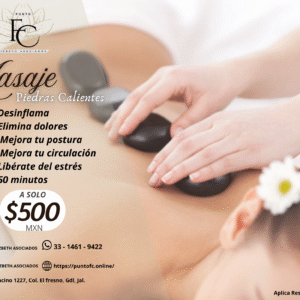 Masaje de Piedras Calientes 50Min.
