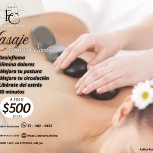 Masaje de Piedras Calientes 50Min.