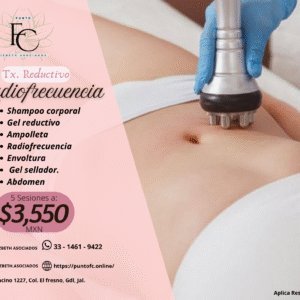 Tx. Reductivo Radiofrecuencia (5 Sesiones)