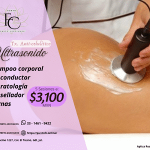 Tx. Anti-Celulítico Ultrasonido (5 Sesiones)